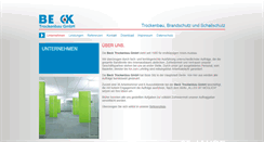 Desktop Screenshot of beck-trockenbau.de